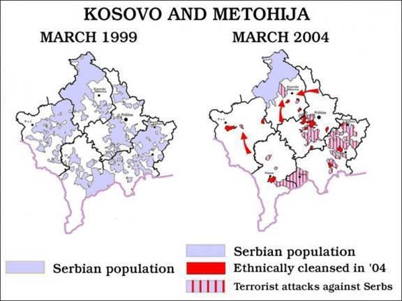 Kosovo i Metohija maps